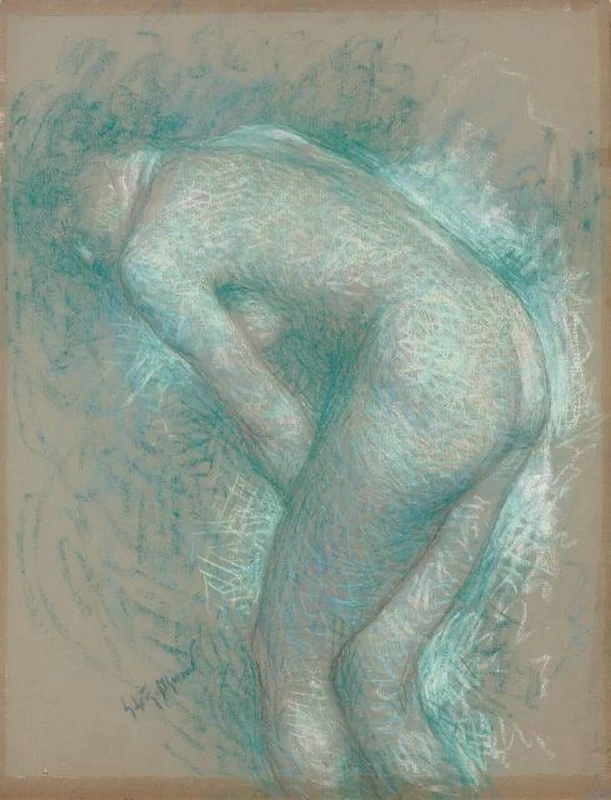 Nudo femminile di schiena